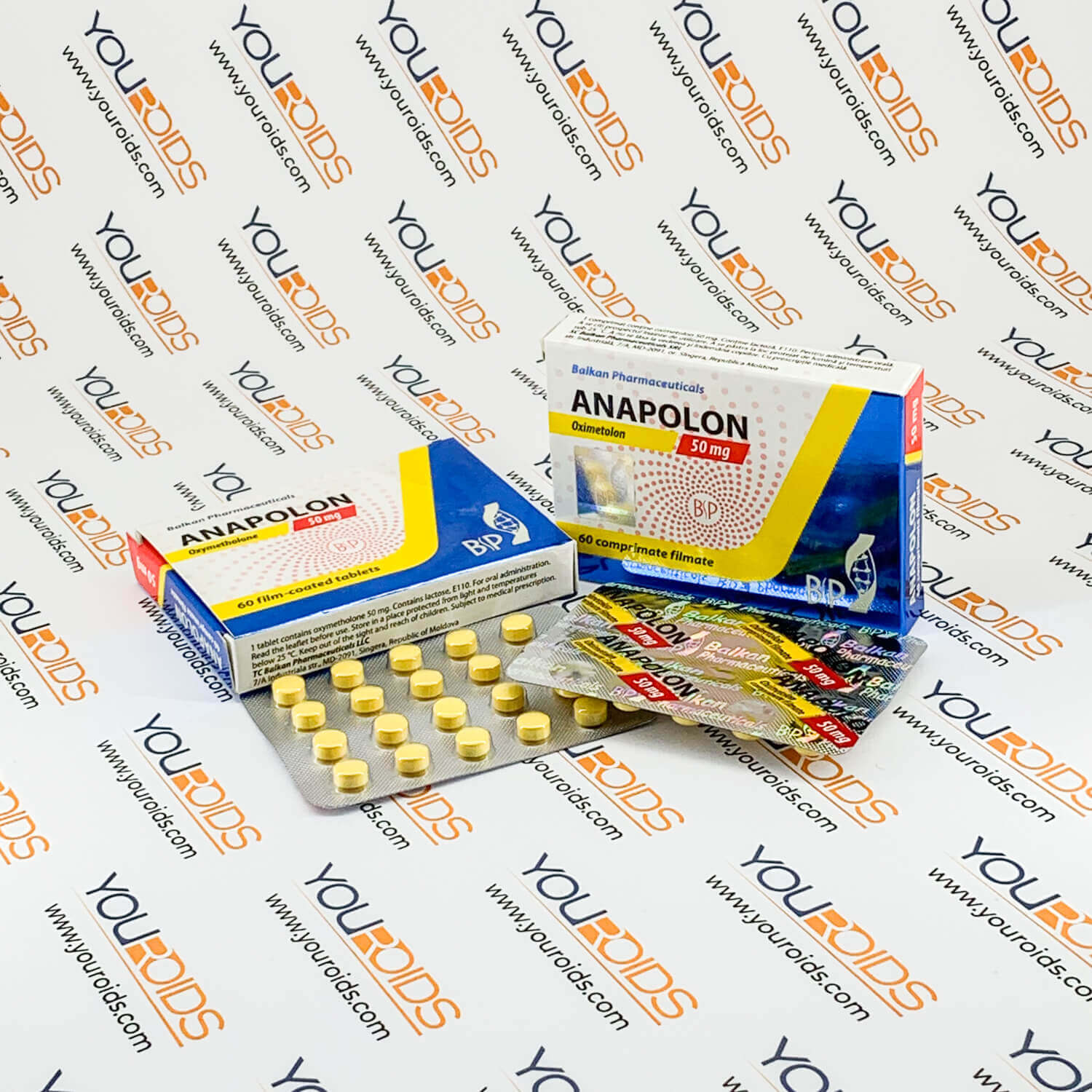 Anapolon 50mg 60 pills Balkan Pharmaceuticals