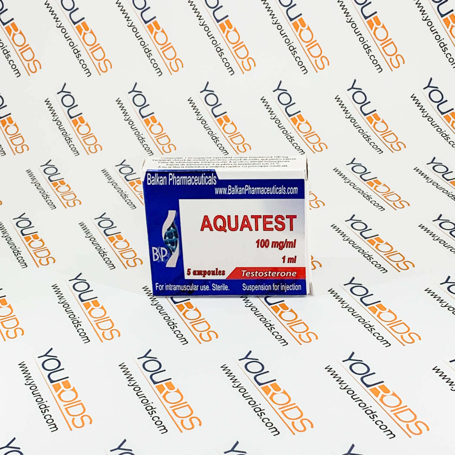 Aquatest 100mg 1ml amps Balkan Pharmaceuticals