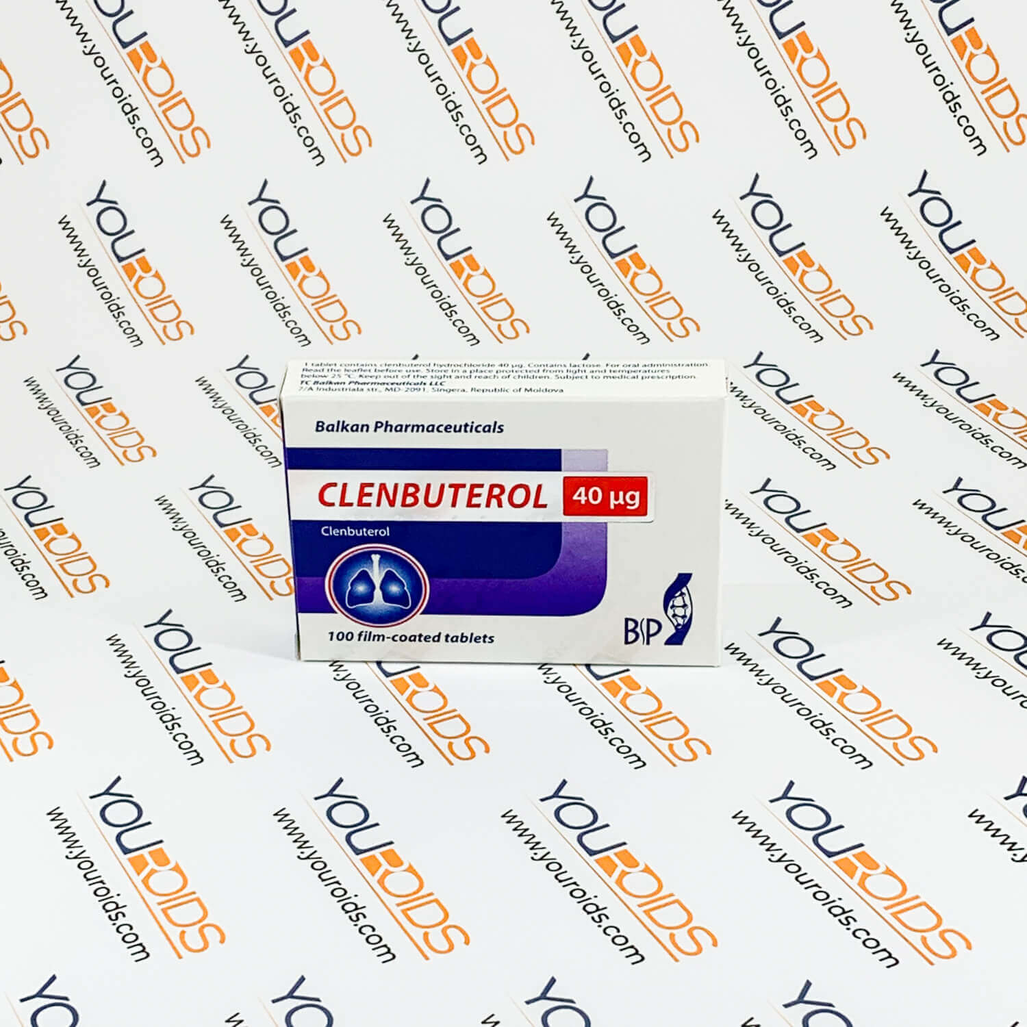 Clenbuterol 40mcg pills Balkan Pharmaceuticals
