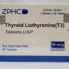Thyroid Liothyronine 50mcg T3 ZPHC USA domestic
