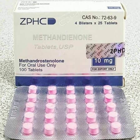 Methandienone (Dianabol) 10mg 100 pills ZPHC img