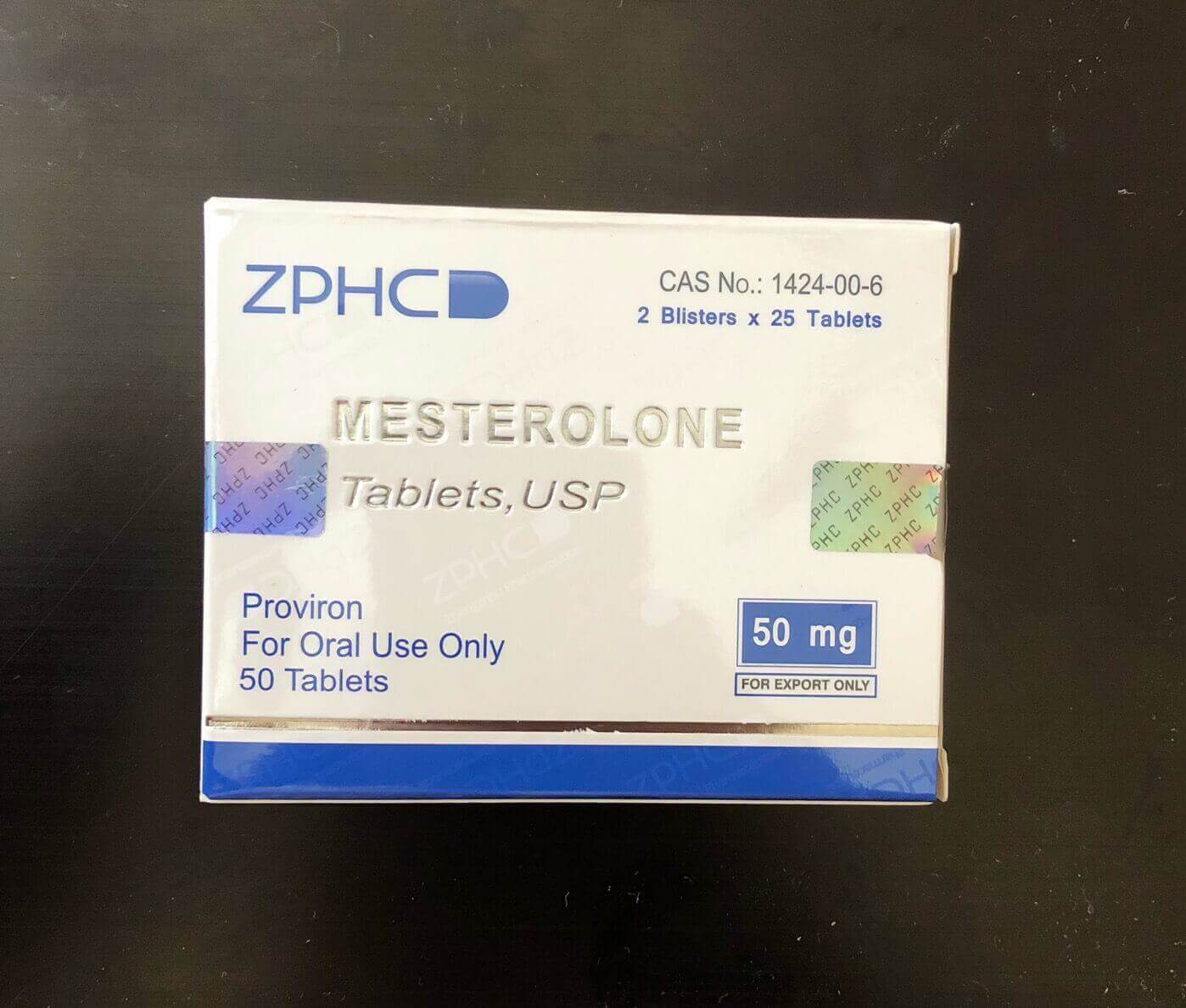Mesterolone (Proviron) 50mg pills ZPHC