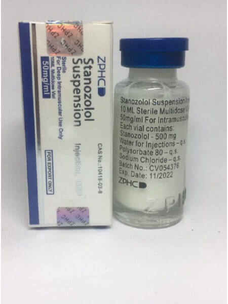 Stanozolol Suspension 50mg 10ml vial ZPHC
